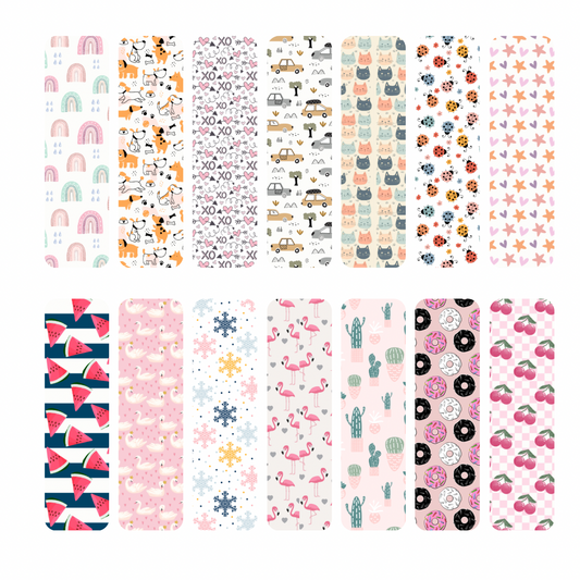 6pcs Cute patterns Magnetic Bookmarks