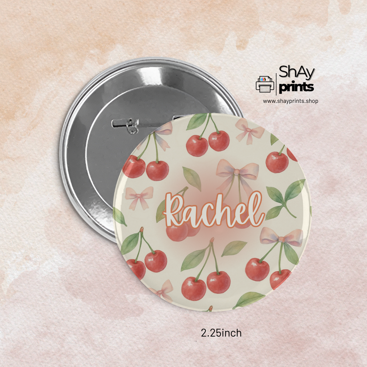 Customized Floral Button pins