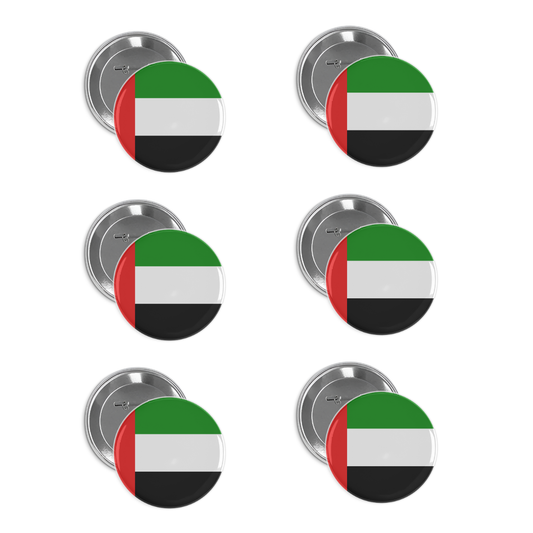 Premium UAE Flag Button Pins – National Day Badge | High-Quality Lapel Pins for Events & Celebrations
