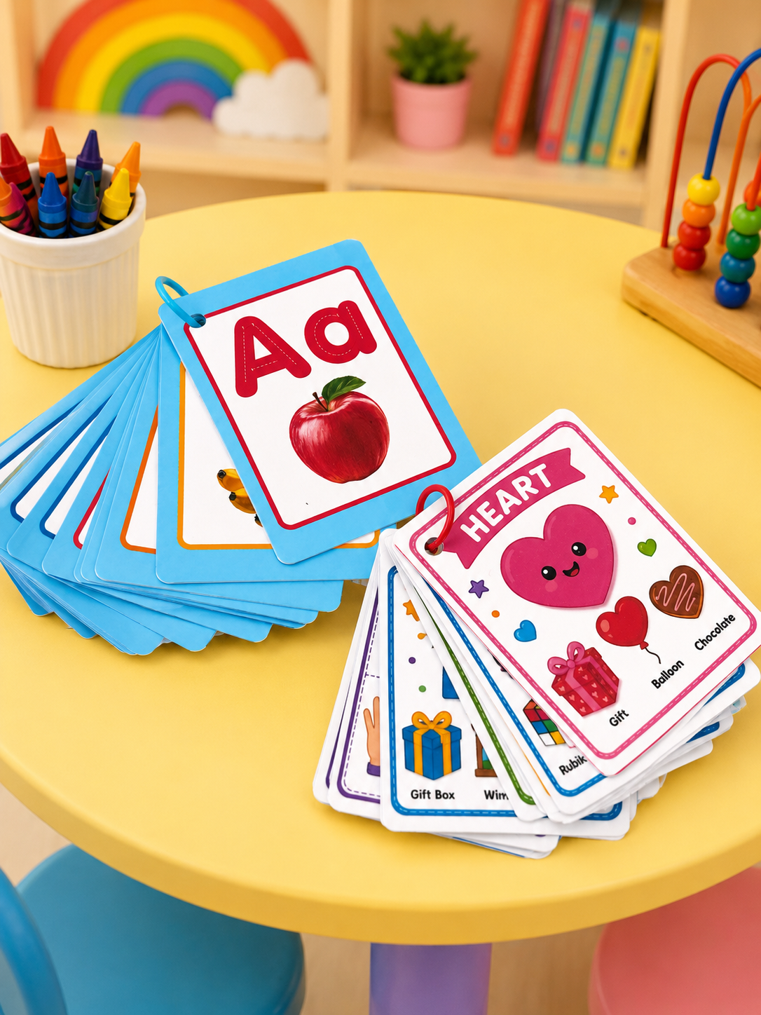 Educational Flash Cards – Alphabets, Numbers & Shapes