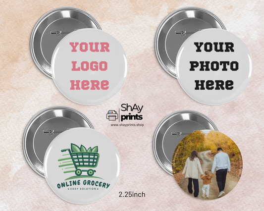 Customized button pin