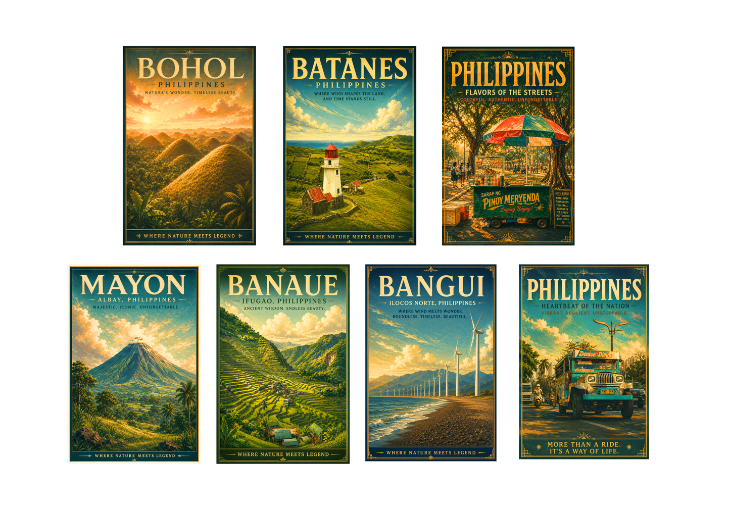 Philippines atm size fridge magnets