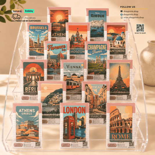 Europe atm size fridge magnets
