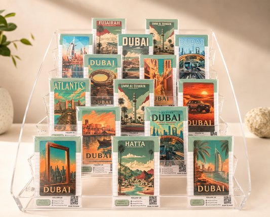Dubai atm size fridge magnet