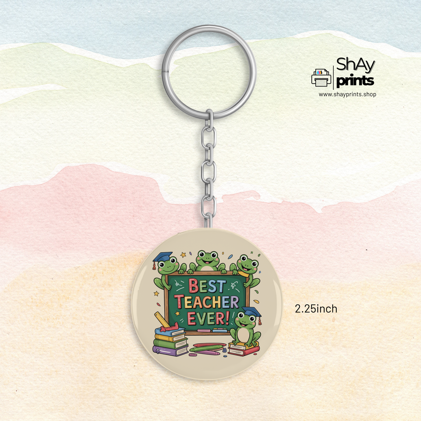 Teachers day Button Keychain
