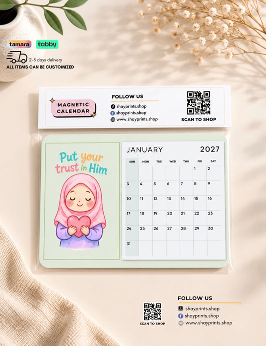 Affirmations Magnetic Calendar
