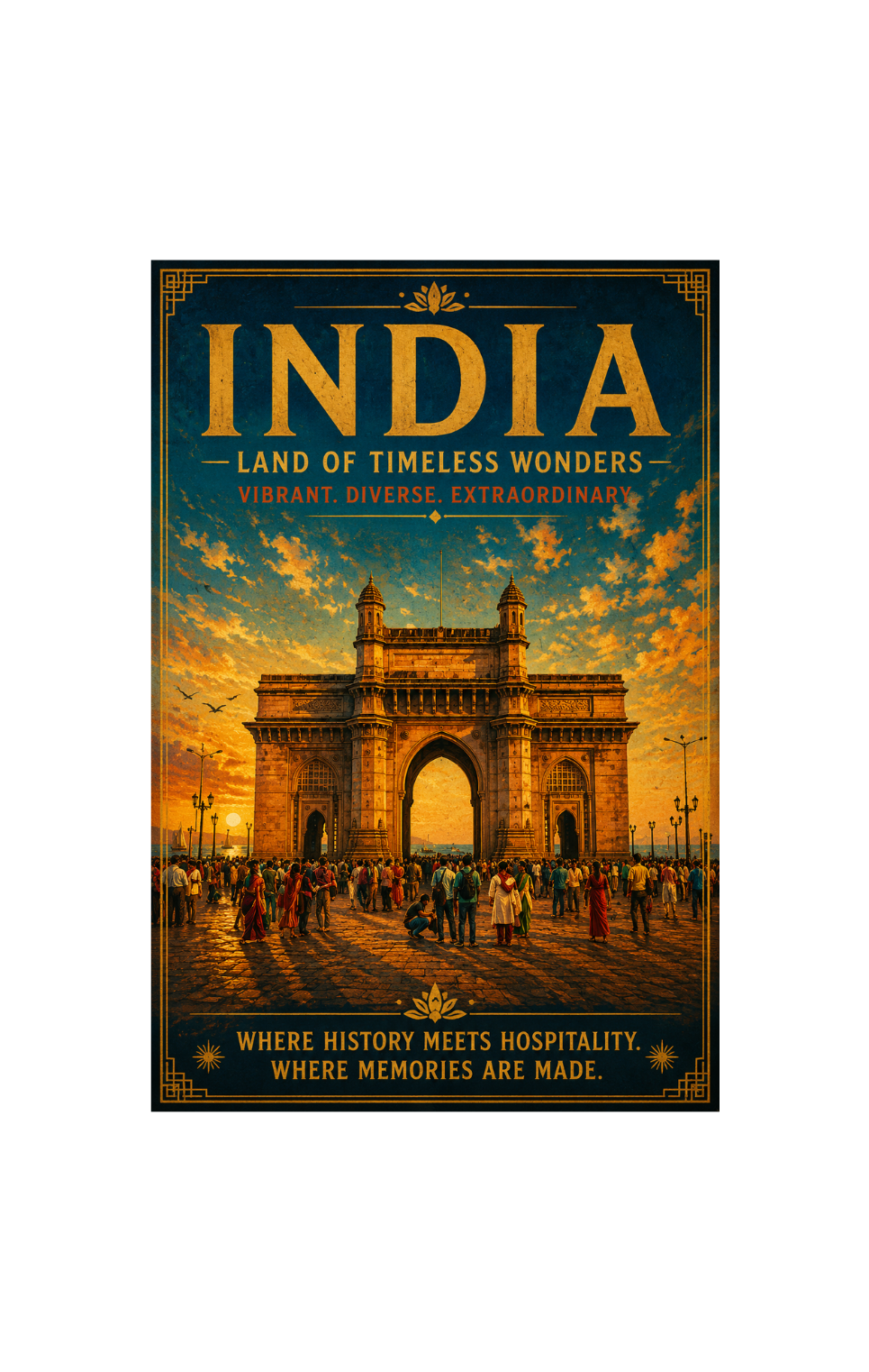 Mumbai, India ATM-Size Fridge Magnet