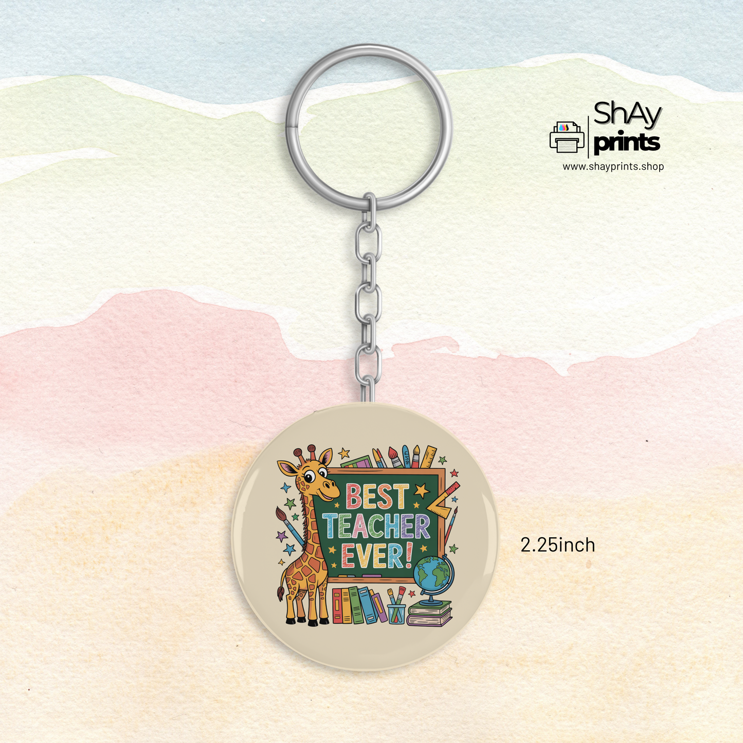 Teachers day Button Keychain