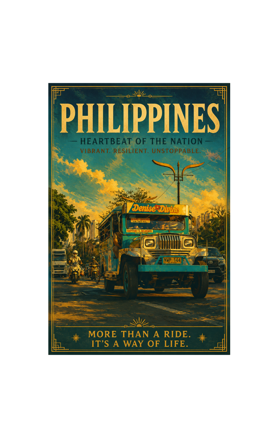 Philippines atm size fridge magnets