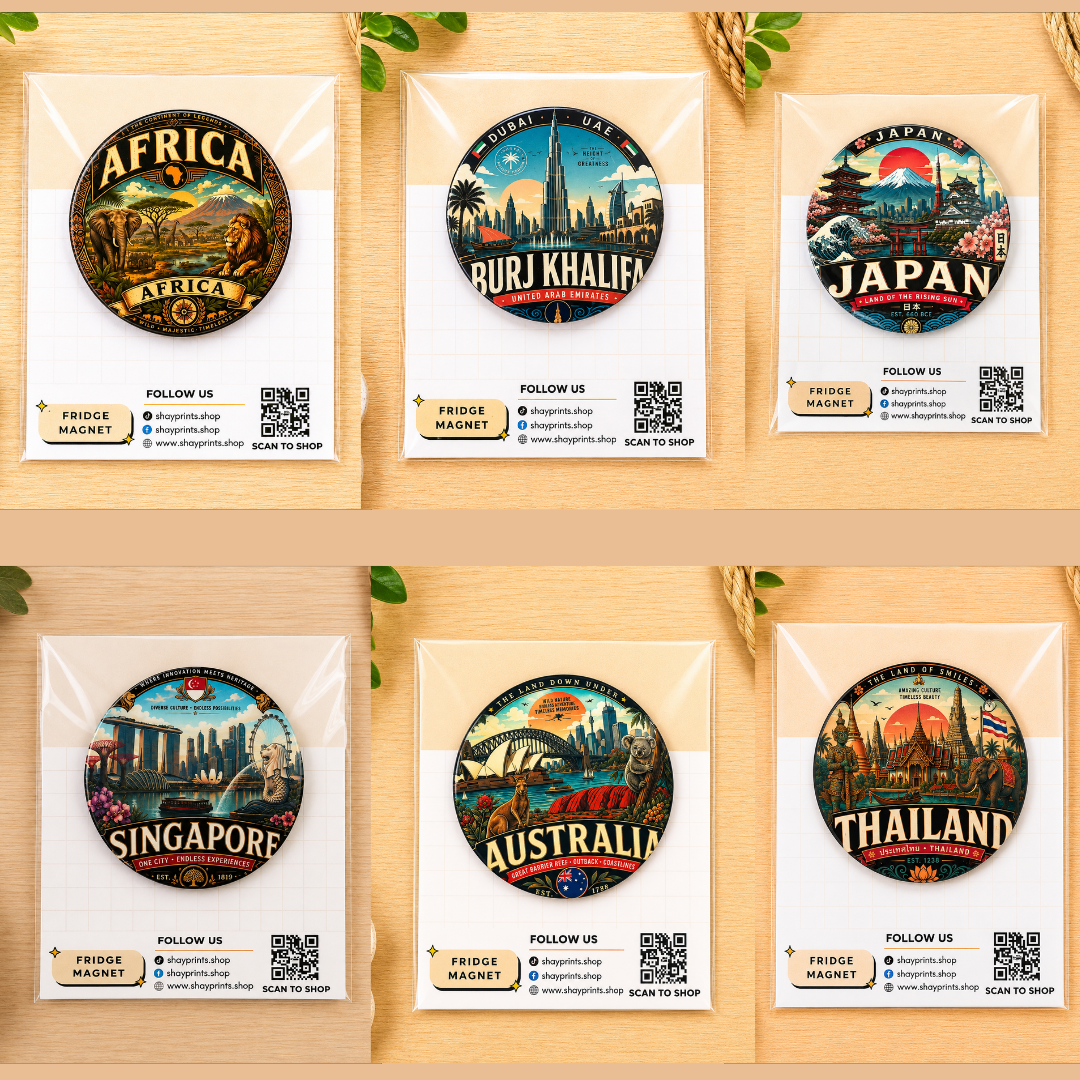 Country Fridge Magnet Souvenir