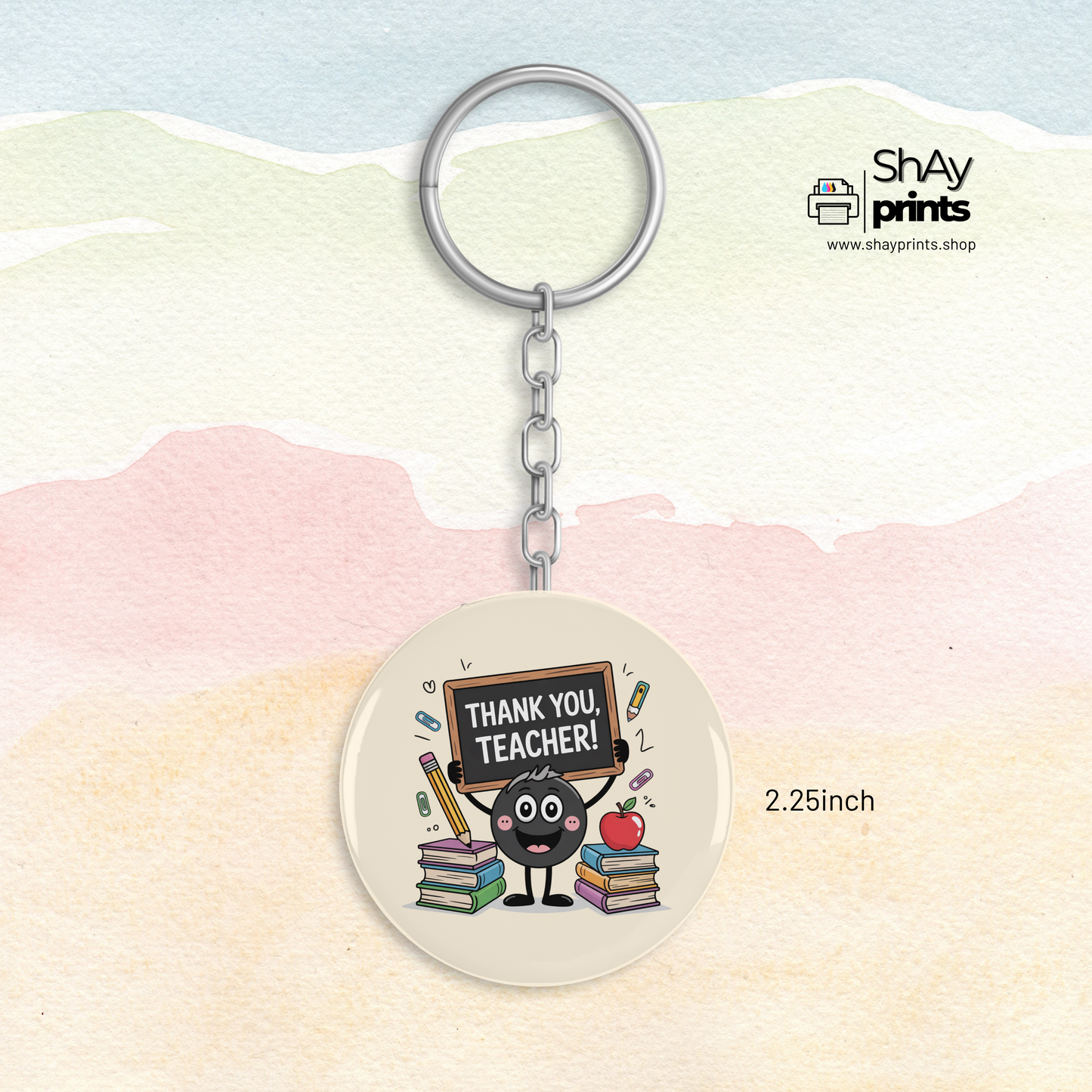 Teachers day Button Keychain