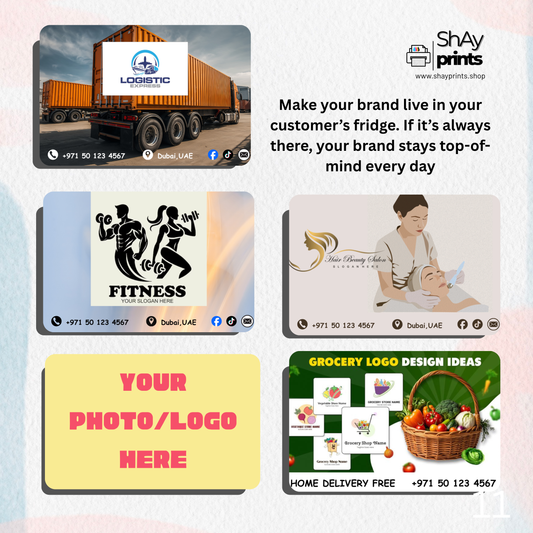 Customized ATM size Fridge Magnet