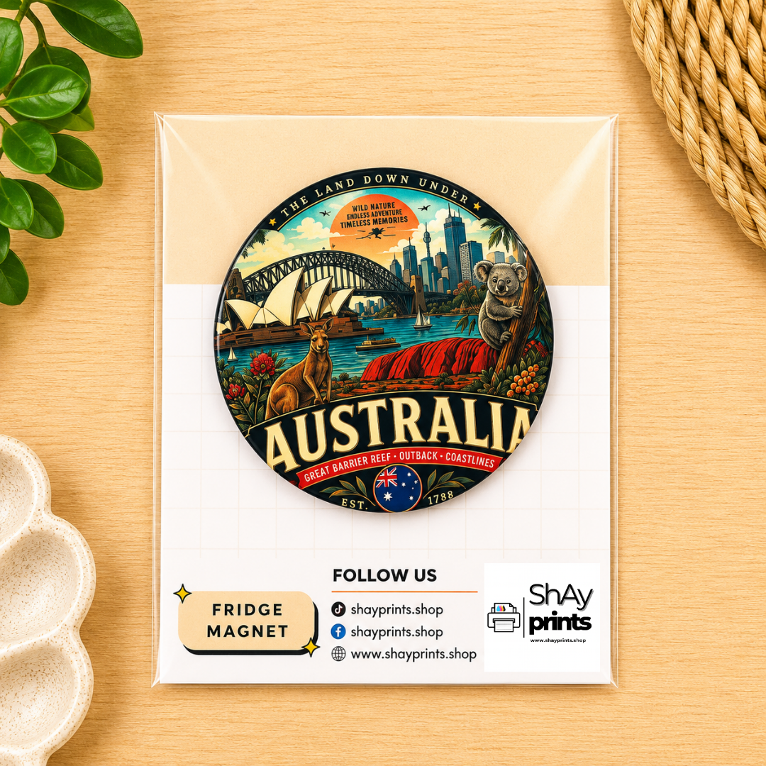 Country Fridge Magnet Souvenir