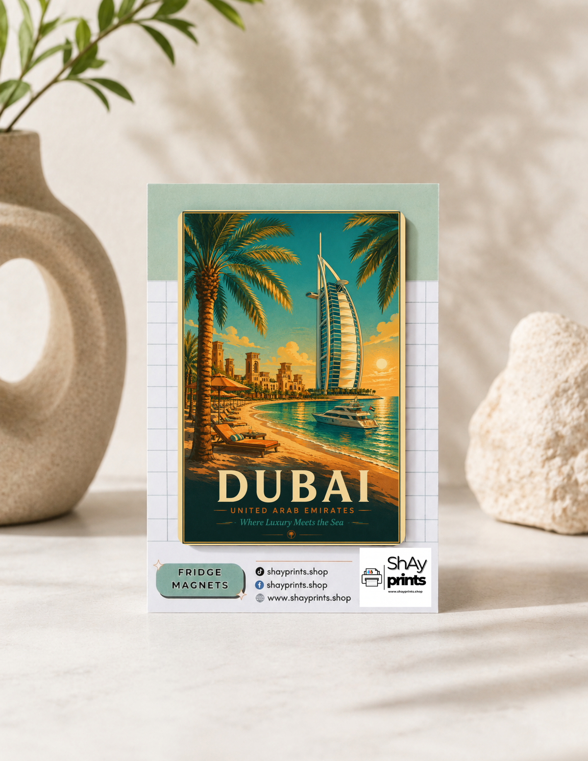 Dubai fridge magnet