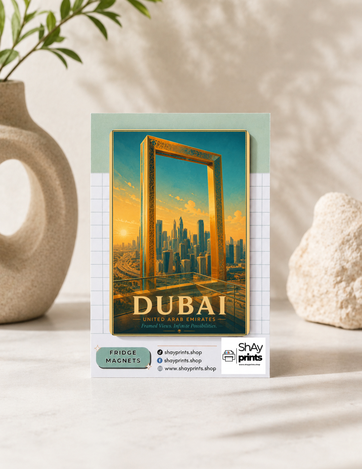 Dubai fridge magnet