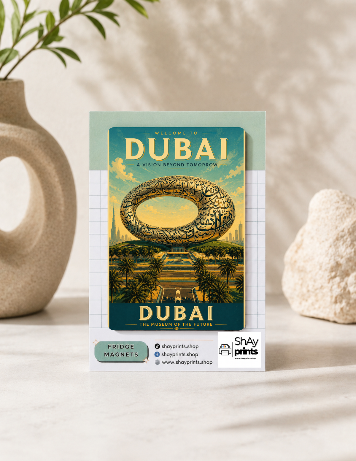 Dubai fridge magnet
