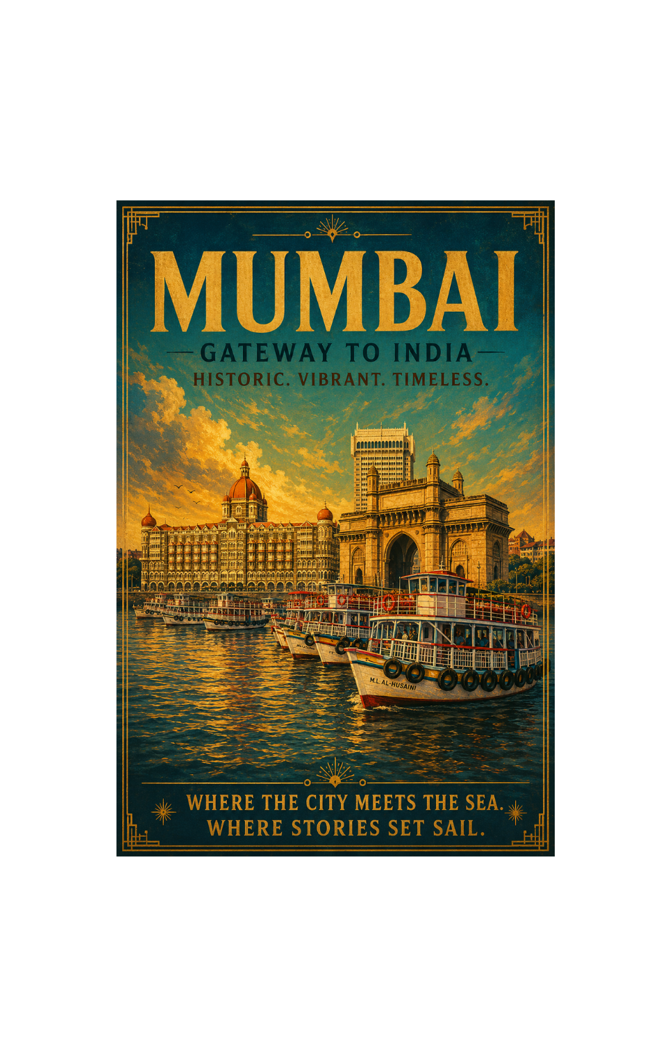 Mumbai, India ATM-Size Fridge Magnet